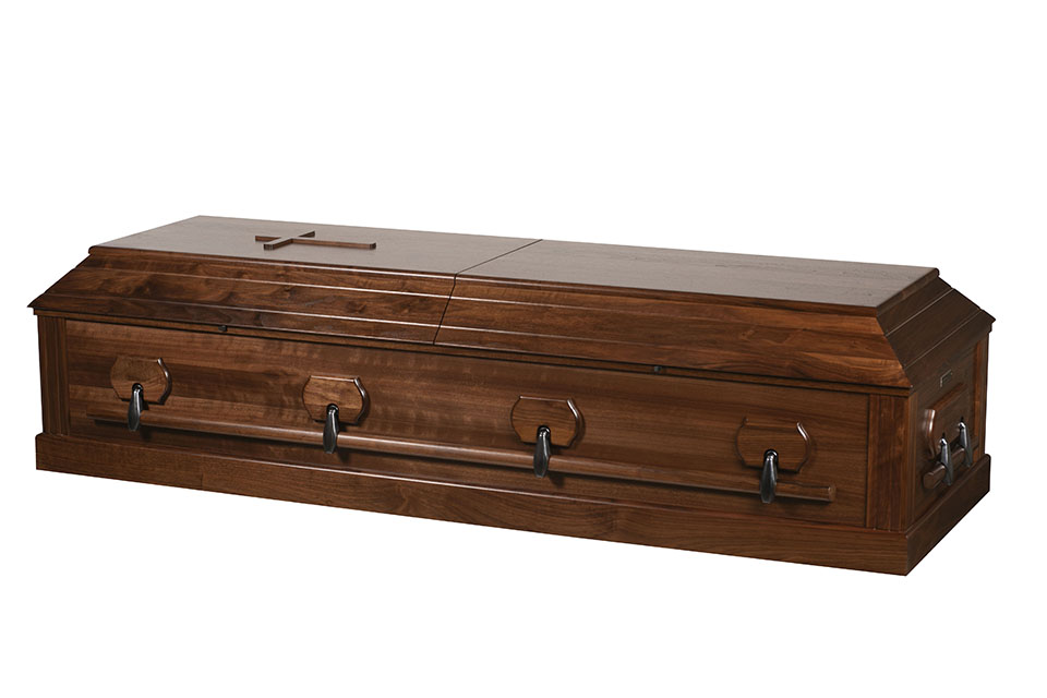 Traditional Walnut in Natural Finish - Abbey Caskets