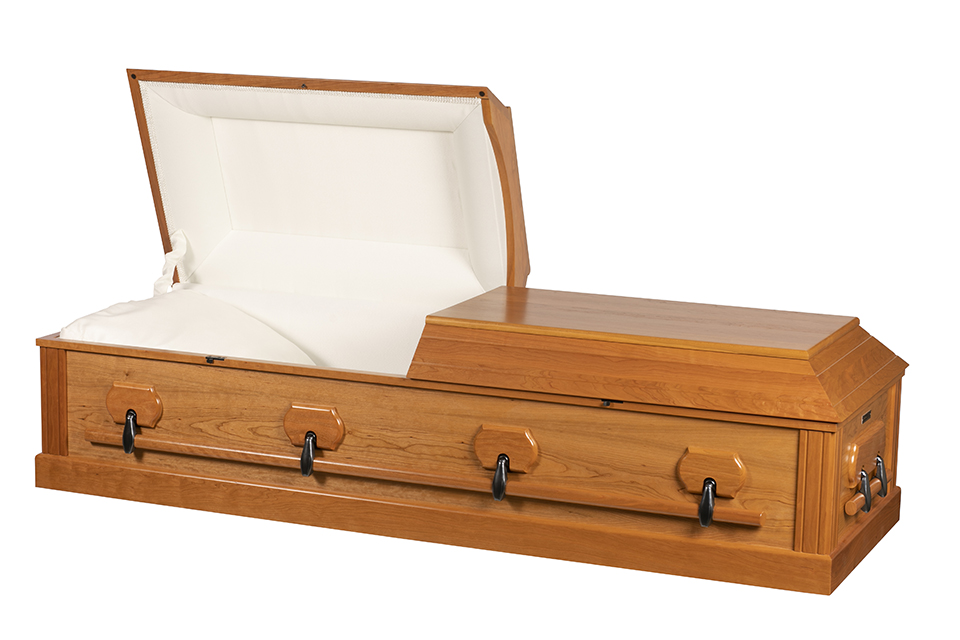 Traditional Cherry in Natural Finish - Abbey Caskets